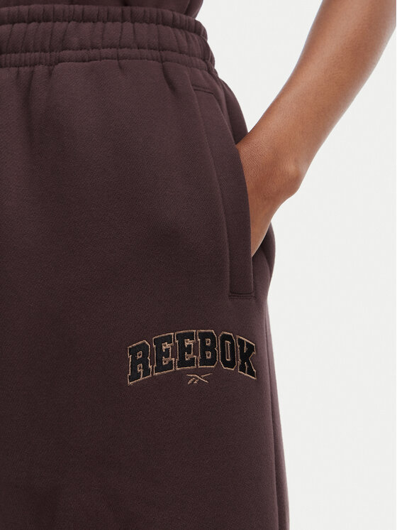 Reebok Reebok Долнище анцуг Iza RK25687CCW Тъмнокафяв Regular Fit
