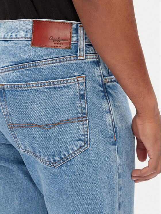 Pepe Jeans Pepe Jeans Jeansy PM207394 Niebieski Straight Fit