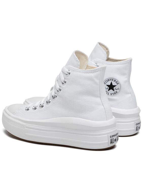 Converse Converse Кецове Chuck Taylor All Star Move Platform 568498C Бял