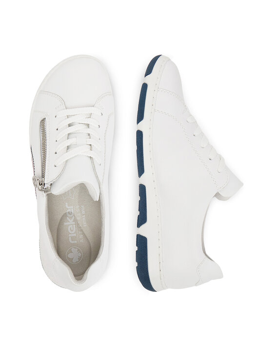 Rieker Rieker Sneakersy 42424-80 Biały