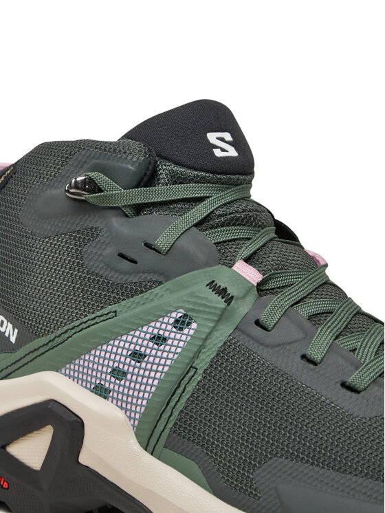 Salomon Salomon Turistiniai batai X Raise Mid Gore-Tex L47458100 Žalia