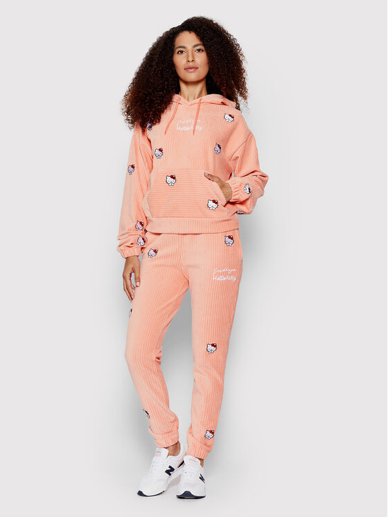 HYPE Sweatshirt HELLO KITTY TWAO 2094 Rose Regular Fit Modivo