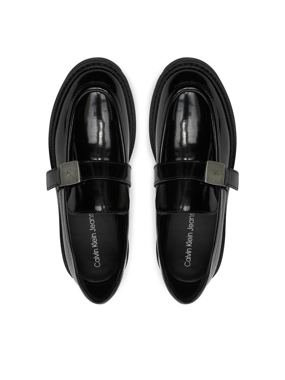 Calvin Klein Jeans Calvin Klein Jeans Loafers Flatform Shoe Driver Hdw YW0YW01657 Μαύρο