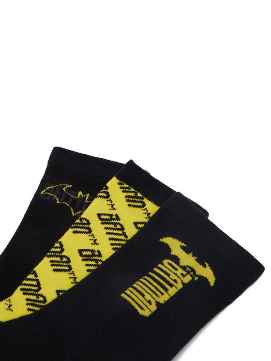 Batman Batman Lange Socken CEO-ACCCS-AW26-221WBBAT(3-PACK) Schwarz