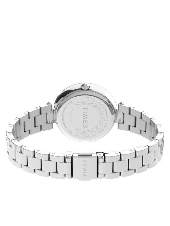 Timex Timex Zegarek City TW2V45000 Srebrny