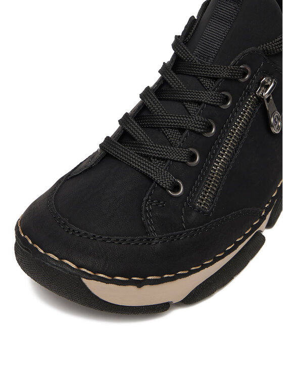 Rieker Rieker Sneakersy 45973-00 Czarny