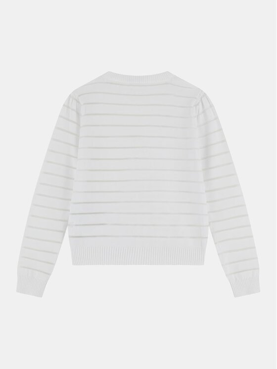 Guess Kids Guess Kids Sweter 174585 Biały Classic Fit