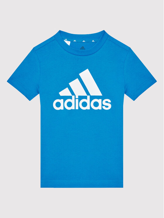 adidas Marškinėliai Essentials HE9283 Mėlyna Regular Fit