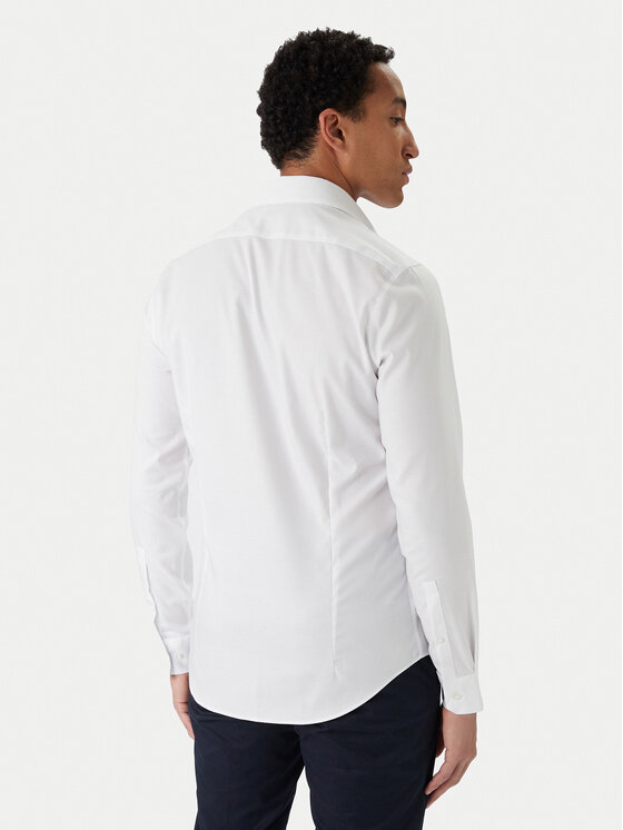 Calvin Klein Calvin Klein Koszula LV019EU053 Biały Slim Fit