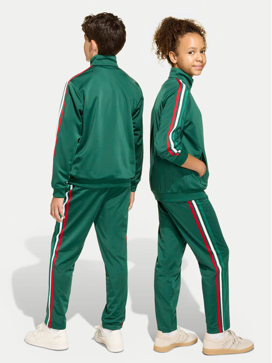 adidas adidas Pantaloni trening Firebird KC9502 Verde Regular Fit