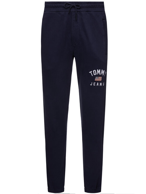 Tommy Jeans Tommy Jeans Pantaloni trening Logo Joggers DM0DM06971 Bleumarin Regular Fit