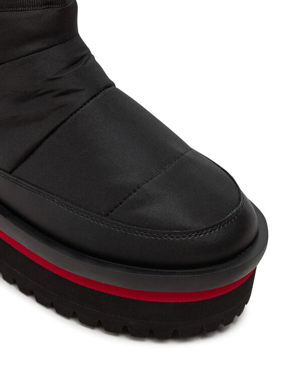 Tommy Jeans Tommy Jeans Μπότες Χιονιού Tjw Nylon Flatform Boot Wl EN0EN02689 Μαύρο