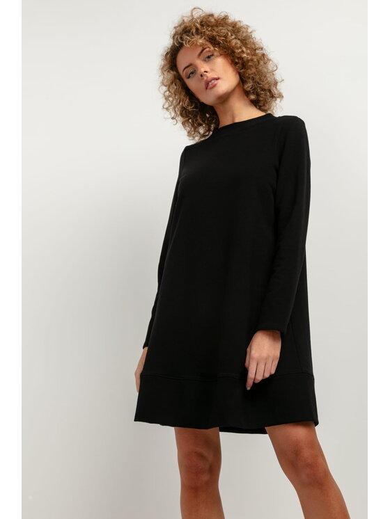Tessita Tessita Sukienka codzienna T378 Czarny A-Line Fit