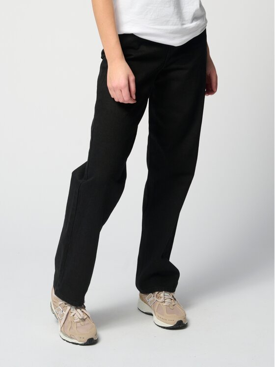 TeeShoppen TeeShoppen Jeansy Oryginalne spektakle luźne dżinsy Czarny Loose Fit