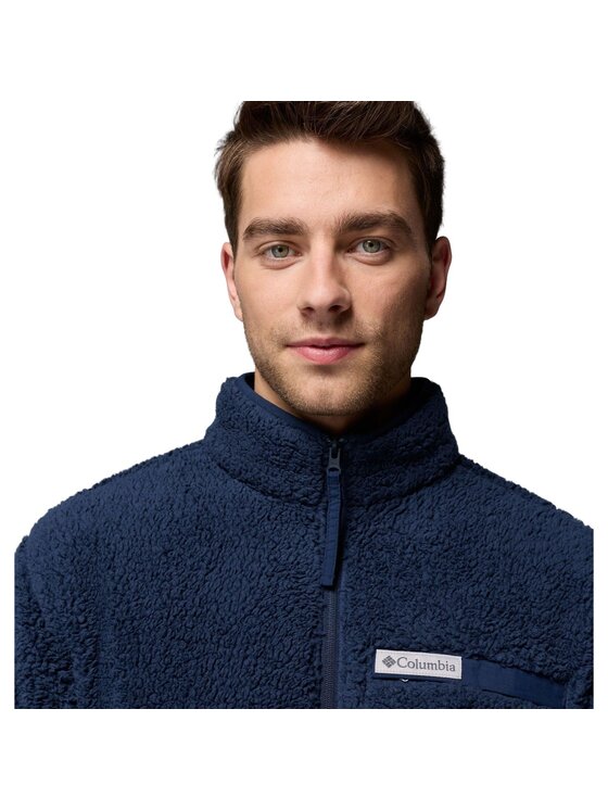 Columbia Columbia Polar Rugged Ridge High Pile Full Zip 2135481464 Granatowy Regular Fit