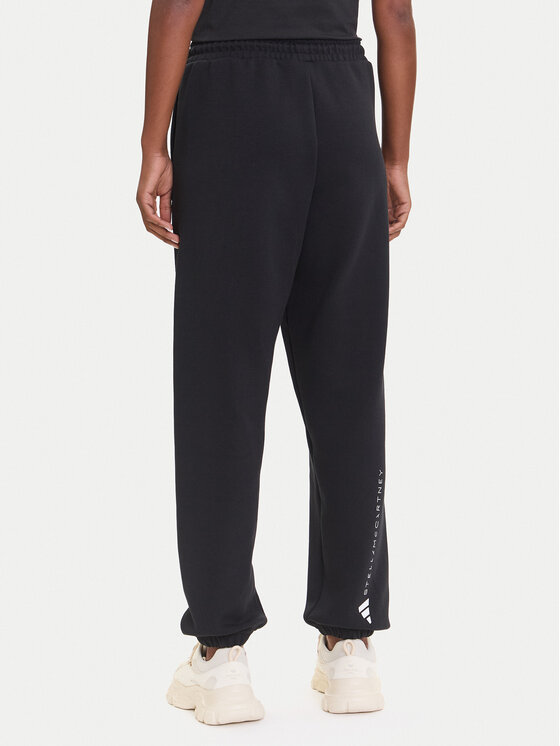 adidas by Stella McCartney adidas by Stella McCartney Donji dio trenerke IW6320 Crna Regular Fit