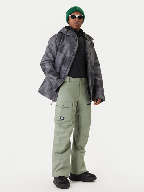 Quiksilver Quiksilver Snovborda bikses Utility EQYTP03220 Zaļš Modern Fit