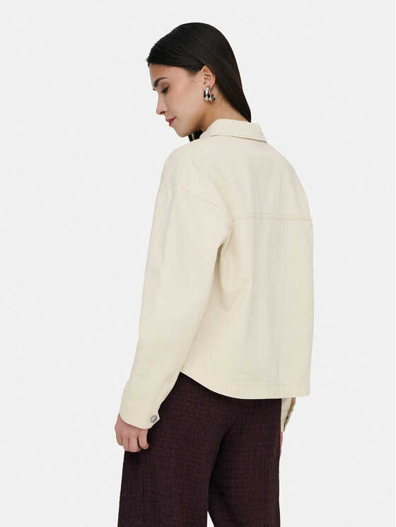 ONLY ONLY Дънково яке Lara 15372651 Бежов Regular Fit