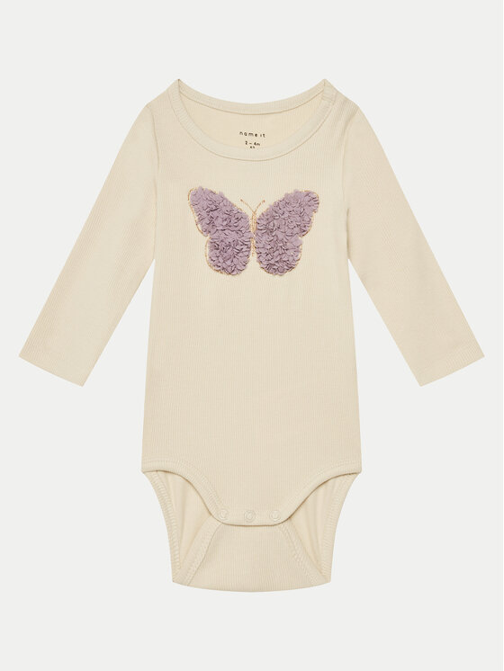 NAME IT Body da neonato Bolia 13238240 Beige, taglia : 62