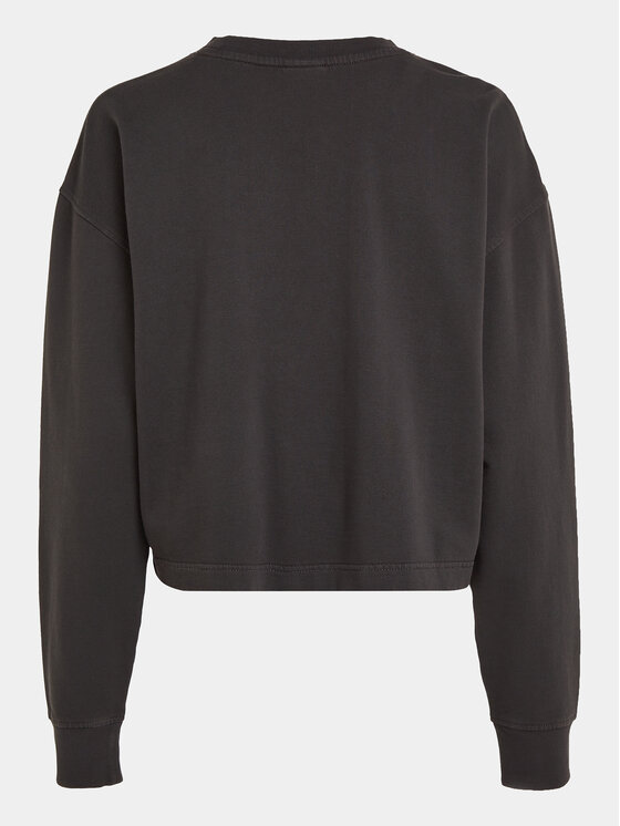 Tommy Jeans Tommy Jeans Džemperis Vintage Eagle DW0DW16415 Juoda Cropped Fit