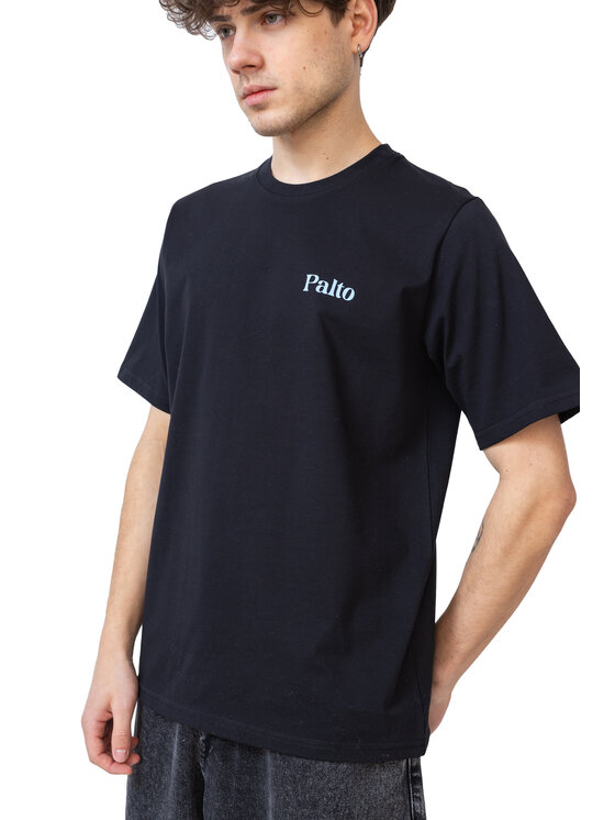 Palto Palto T-Shirt Explore Czarny Relaxed Fit