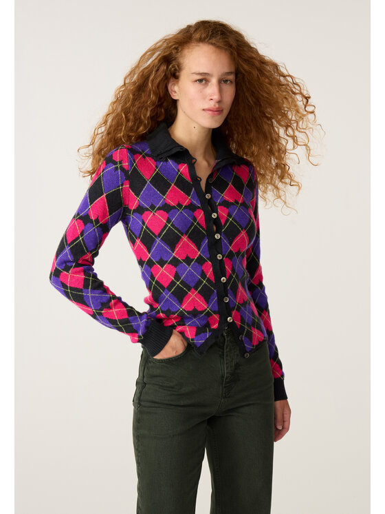 Fabienne Chapot Fabienne Chapot Kardigan 6734-1917-173 Zielony Regular Fit