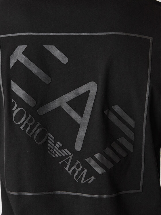 EA7 Emporio Armani EA7 Emporio Armani Pikkade varrukatega T-särk 7M001488 AF17789 UC001 Must Regular Fit