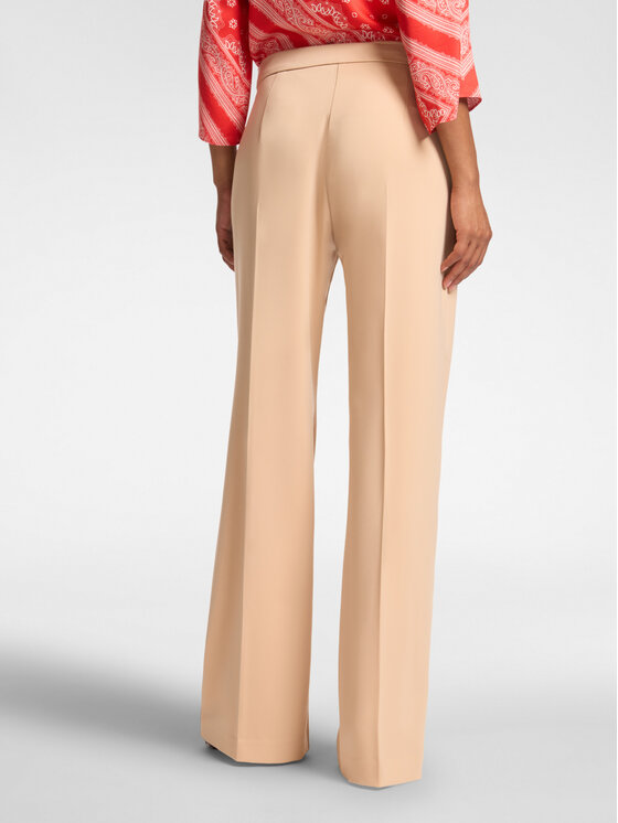 Elena Mirò Elena Mirò Pantaloni di tessuto P165P600452N012 Crema Regular Fit