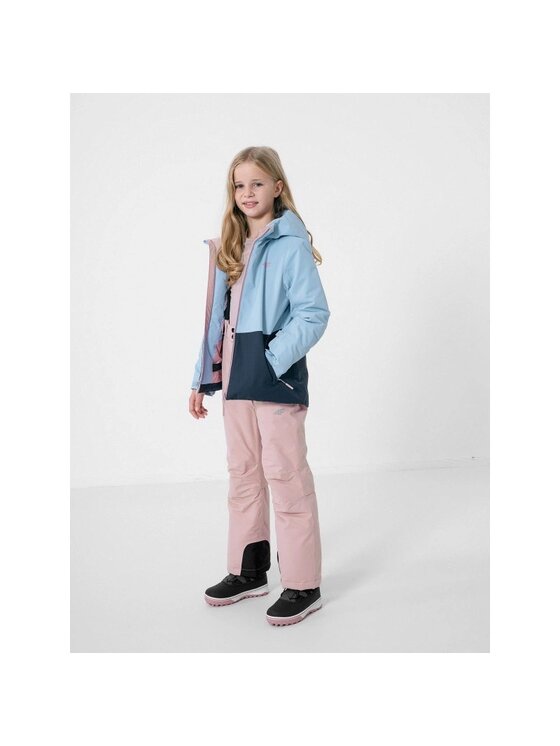 4F 4F Kurtka narciarska HJZ22JKUDN001-30S Niebieski Regular Fit