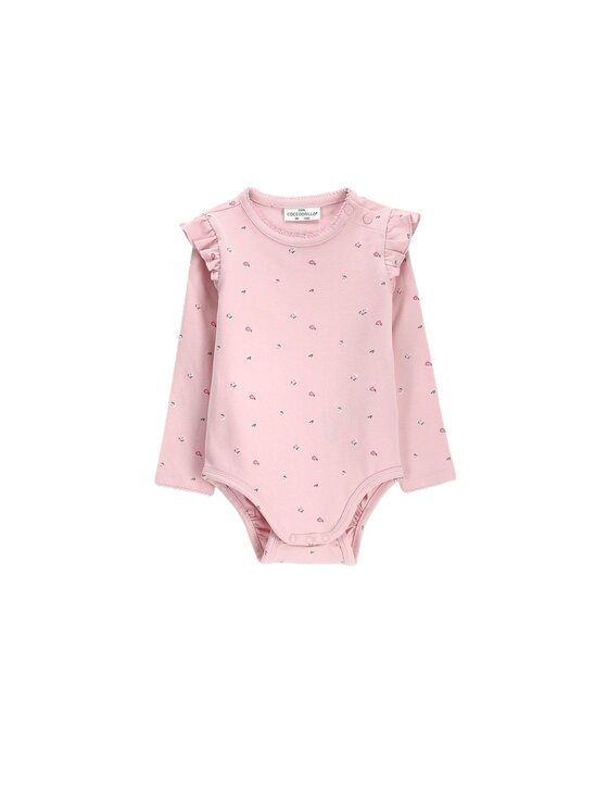 Coccodrillo Coccodrillo Body dziecięce ZC6112102FGN-033 Różowy Regular Fit