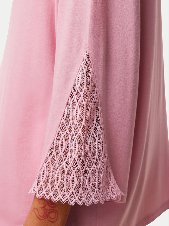 Triumph Triumph Μπλούζα πιτζάμας Aura Spotlight 10221371 Ροζ Relaxed Fit