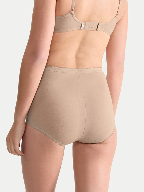 Sloggi Sloggi Mutande classiche a vita alta Basic 10007656 Beige