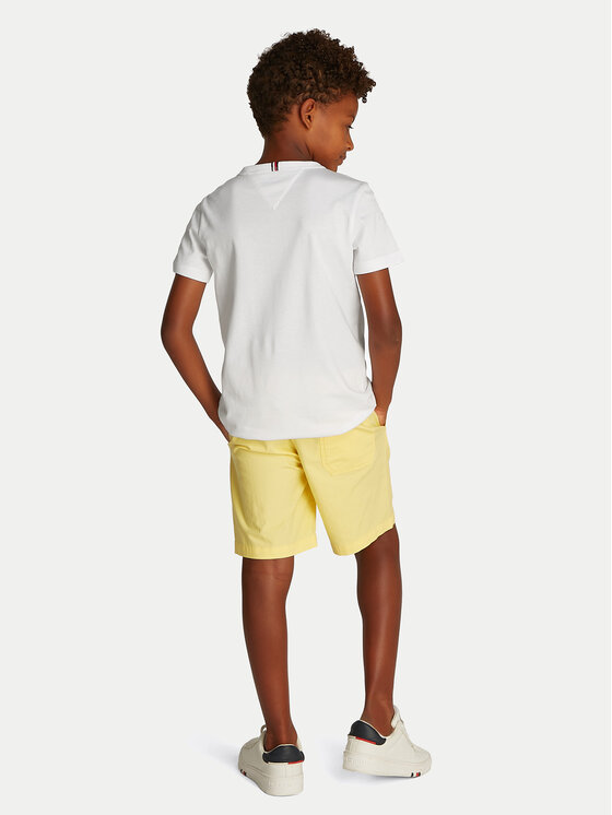 Tommy Hilfiger Tommy Hilfiger T-krekls Multiflag KB0KB09532 S Balts Regular Fit