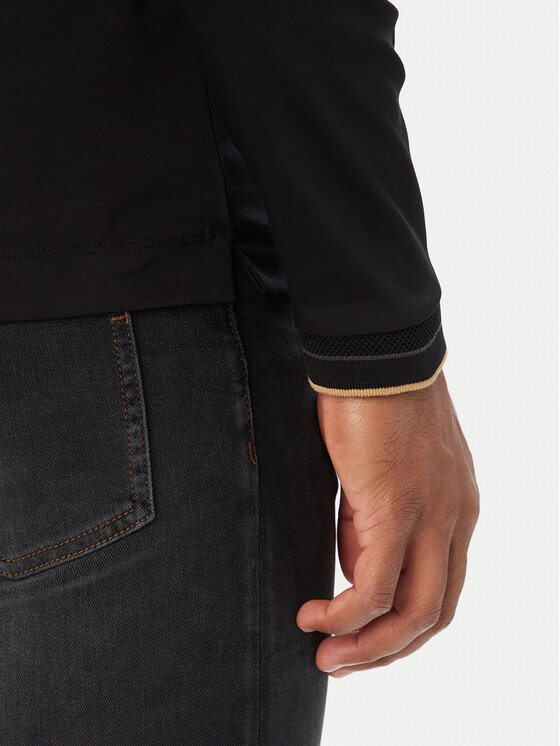 BOSS BOSS Longsleeve H-Tenison 195 50565601 Чорний Slim Fit