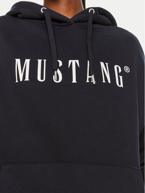 Mustang Mustang Majica dugih rukava Margo 1013934 Tamnoplava Oversize