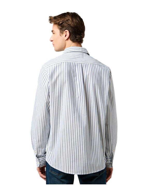 Wrangler Wrangler Koszula 112372981 Biały Regular Fit