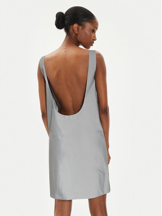 2NDDAY 2NDDAY Ежедневна рокля Petty Reflective 2244127509 Сив Relaxed Fit