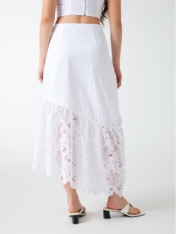 Guess Guess Cпідниця-міні 182692 Білий Classic Fit