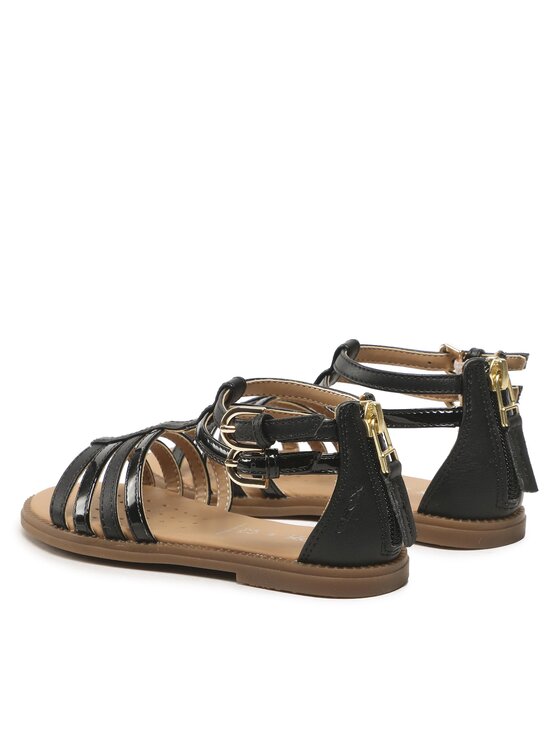 Geox Geox Sandale J Sandal Karly Girl J7235D05402C9999 S Crna