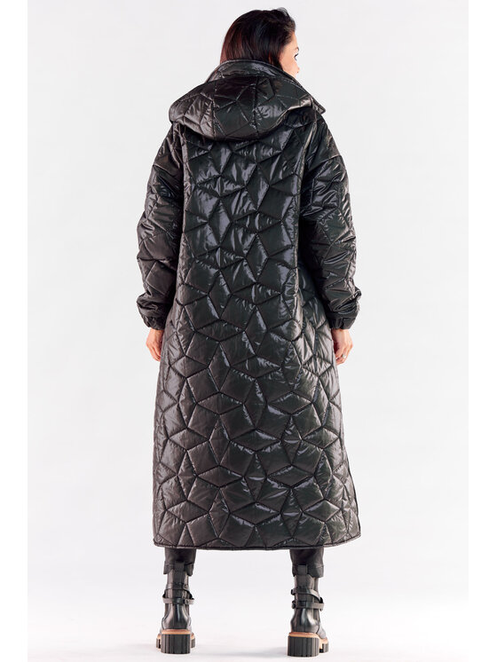 Awama Awama Cappotto A537 Nero Basic Fit