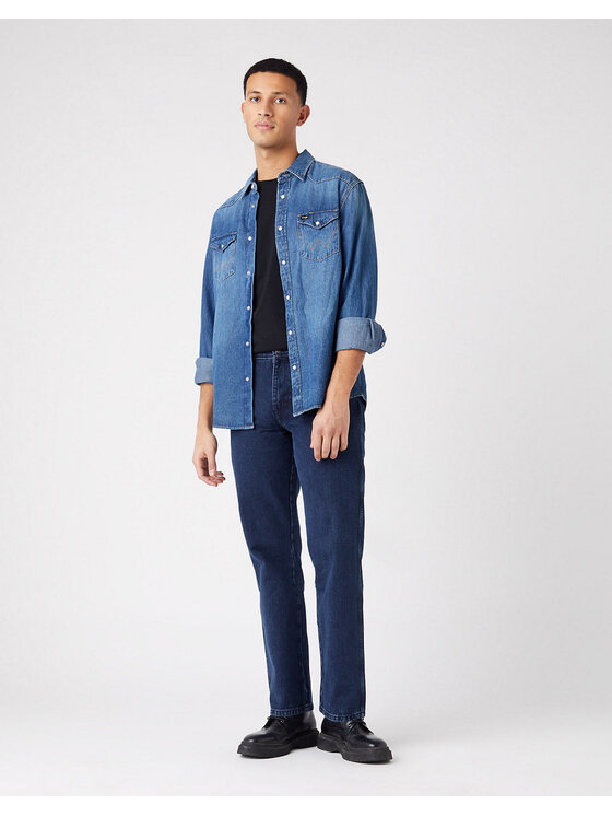 Wrangler Wrangler Jeansy TEXAS Niebieski Straight Fit