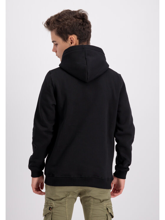 Alpha Industries Alpha Industries Bluza Basic Hoodie Kids Czarny Regular Fit