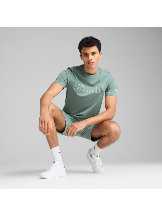 Puma Puma T-Shirt 684617 Zielony Regular Fit