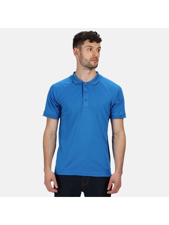 Regatta Regatta Polo Coolweave Błękitny Shirt Fit