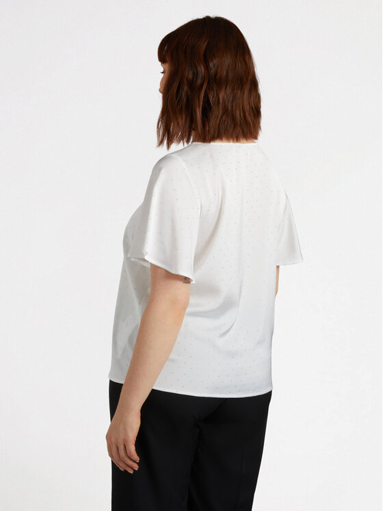 Fiorella Rubino Fiorella Rubino Blusa 2817T002331N011 Bianco Regular Fit
