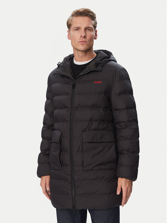 HUGO HUGO Zimní bunda Matia2641 50566872 Černá Regular Fit