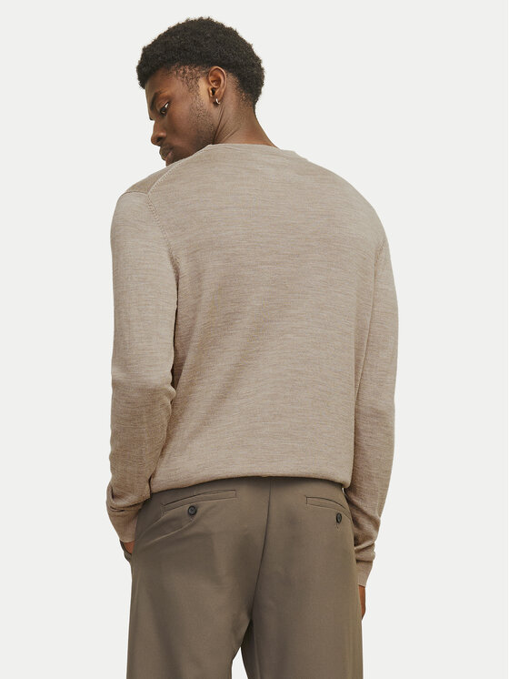 Jack&Jones Jack&Jones Džemper Merino 12216817 Siva Regular Fit