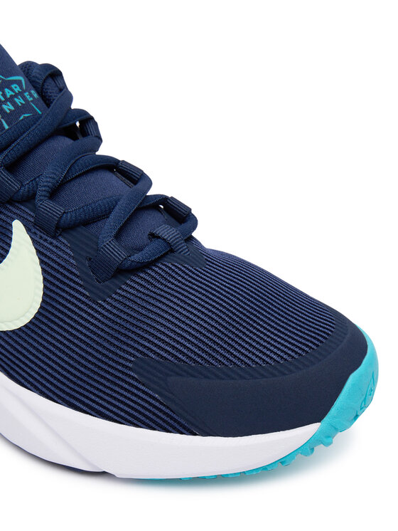 Nike Nike Buty do biegania Star Runner 4 Nn (GS) DX7615 409 Granatowy