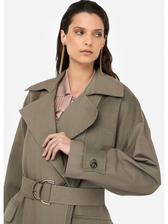 Liu Jo Liu Jo Trench CF5062T4627X0707 Verde Regular Fit