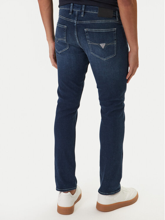 Guess Guess Farmer M6RAS2 D0632 Kék Slim Tapered Fit